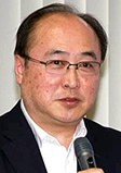 ご挨拶する林田会長